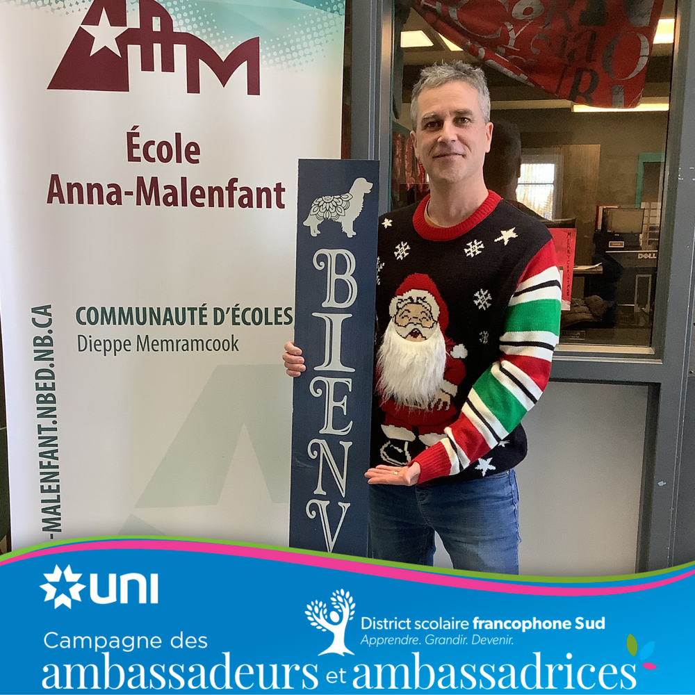 L’ambassadeur du mois de décembre est Laurent Labreur!