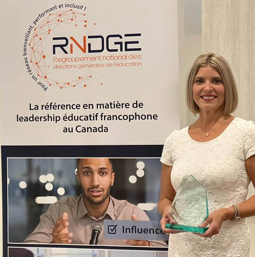 Monique Boudreau reçoit le prix Edgar-Gallant 2025